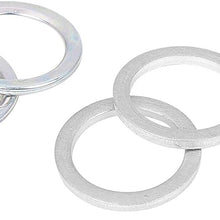 X AUTOHAUX 12pcs Oil Drain Plug Gaskets Replacement for Toyota 12157-10010 90430-24003 90430-18008