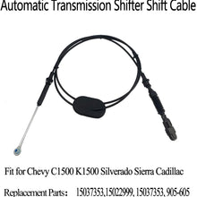 Tavaski Transmission Control Lever Cable,Fit for Chevrolet GMC 1995-1999,for Chevrolet GMC 1995-2000,for Chevrolet Chevy Silverado Sierra Cadillac, Automatic Transmission Gear Shifter Cable-Black