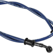 WHWEI Motorcycle Dirt Bike Braided Steel Hydraulic Reinforce Brake line Clutch Oil Hose Tube Universal (Color : Black)