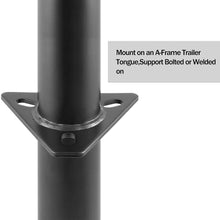 OPENROAD 5,000 lbs Top Wind RAM A-Frame Trailer Jack,15 Inches Vertical Travel, Wled-on Boat Trailer Tongue Jack,RV Jack,2inch Tube