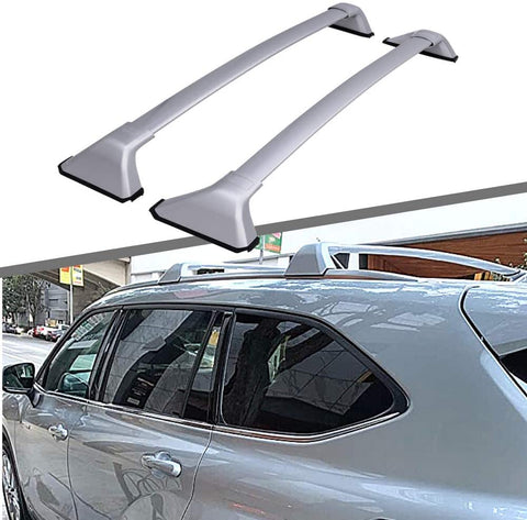 Titopena Roof Rack Cross Bars fit for Toyota Highlander L&LE 2020 2021 XU70 Cross Bar Replacement for Rooftop Cargo Carrier Bag Luggage Kayak Canoe Bike Snowboard Skiboard