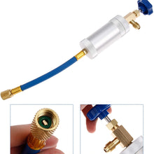 Aupoko R134A AC Oil Dye Injector, Oil Filling Syringe with 1/2" Acme Male and 1/2" Acme Female, Fits for R134A Air Conditioning Universal A/C Injection Tool