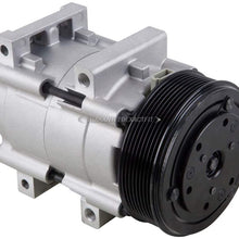AC Compressor & A/C Clutch For Ford F250 F350 Super Duty 7.3L PowerStroke Diesel 1999 2000 2001 2002 2003 - BuyAutoParts 60-01126NA NEW