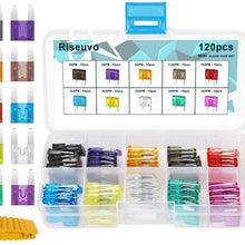 Riseuvo Mini Blade Fuse Assortment - Car Automotive Truck Auto ATM Fuse Kit (2 3 5 7.5 10 15 20 25 30 35 AMP)