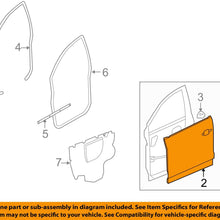 GM 20890827 PANEL,FRT S/D OTR