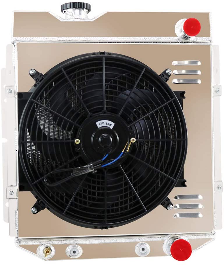 Primecooling 52MM 3 Row Aluminum Radiator +14