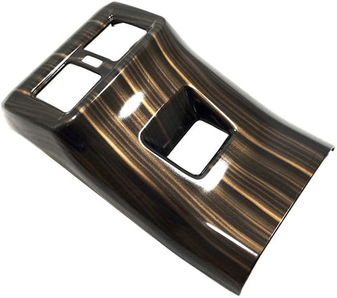 Bishop Tate (Left Hand Drive ONLY) Car Styling Wood Grain Style Side A/C Air Outlet Vent Cover Trim for Toyota RAV4 2019-2021