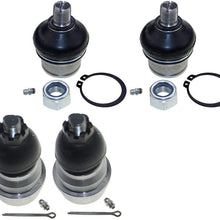 DLZ 4 Pcs Front Suspension Kit-2 Lower 2 Upper Ball Joint Compatible with Dodge Ram 1500 4WD Dodge Ram 2500 4WD W(Dana 44 3500 LB GVW) 1994 1995 1996 1997 1998 1999 K8195T K3134T