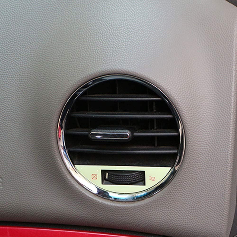 FLJKCT Car Air Conditioning Vent Sequin Air Conditioner Vents Sticker,for Chevrolet Chevy Cruze Sedan Hatchback 2009-2014 (Silver)