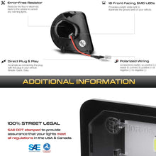 VIPMOTOZ White LED Side Under-Mirror Puddle Light Lamp Replacement For 2009-2018 Dodge RAM 1500 2500 3500 Pickup Truck Towing Mirror, 2-Piece Driver & Passenger Side Set