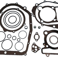 Tuzliufi Complete Engine Rebuild Gasket Set Kit for Big Bear Bruin Moto-4 Warrior Kodiak Raptor 350 400 YFM350U YFM350ER YFM350R YFM350X YFM400FW YFM YFM350 YFM400 Top Bottom End Cylinder New Z478
