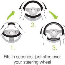 Motor Trend 100% Odorless Car Steering Wheel Cover - Comfort Cushion Grip, Tan Beige Small Size (13.5 to 14.5 Inch)