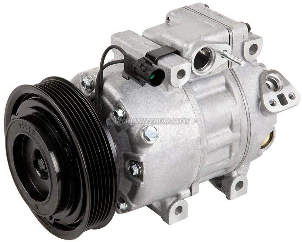 AC Compressor & A/C Clutch For Hyundai Sonata Santa Fe Azera Veracruz Kia Optima Amanti - BuyAutoParts 60-02296NA NEW