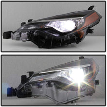 Carpart4u - LED DRL Headlights for Toyota Corolla 17-18 - OEM Style - Black/Clear Lens