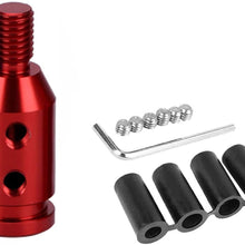 Pursuestar Universal Aluminum Shift Knob Adapter Retainer Shifter for Non Threaded BMW Mini M10x1.5 (Silver)