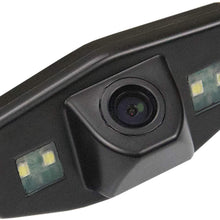 Misayaee Rear View Back Up Reverse Parking Camera in License Plate Lighting Night Version (NTSC) for Honda Jazz Accord Civic EK Odyssey Pilot Civic FD