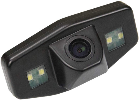 Misayaee Rear View Back Up Reverse Parking Camera in License Plate Lighting Night Version (NTSC) for Honda Jazz Accord Civic EK Odyssey Pilot Civic FD