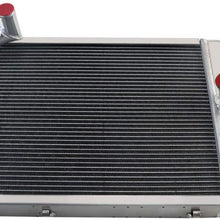 CoolingSky 3 Row Aluminum Tractor Radiator for Massey Ferguson 135 UK, 20 35 135 148 203 205 2135 194275M94 897188M94