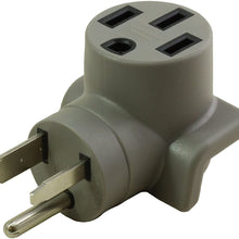 AC WORKS EV Charging Adapter for Tesla Use (14-30 30A 4-Prong Dryer to 50A RV/Tesla)