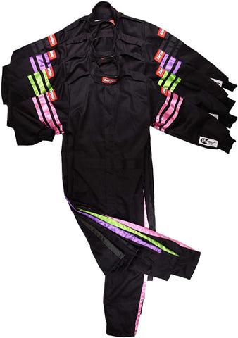 RaceQuip Racing Driver Fire Suit One Piece Single Layer SFI 3.2A/ 1 Pink Junior XX-Small 1950890