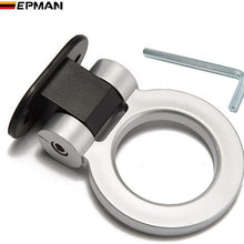 EPMAN Universal ABS Bumper Car Sticker Adorn Car Dummg Tralier Tow Hook Kit Car-Styling TK-IS07220 (Silver)