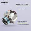 SCITOO CO 4918AC AC Compressor Compatible with Honda Civic 1.8L 2006-2011