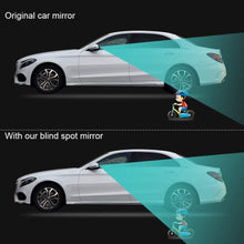 PRETTYGAGA Blind Spot Mirror Frameless Sway Rotate Wide Angle Rear View Mirror HD Glass Fan Shape Pack of 2