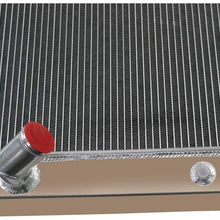 CoolingSky 3 Row All Aluminum Radiator compatible with 1969-1972 Chevrolet Corvette 7.0L 7.4L Big Block Engine