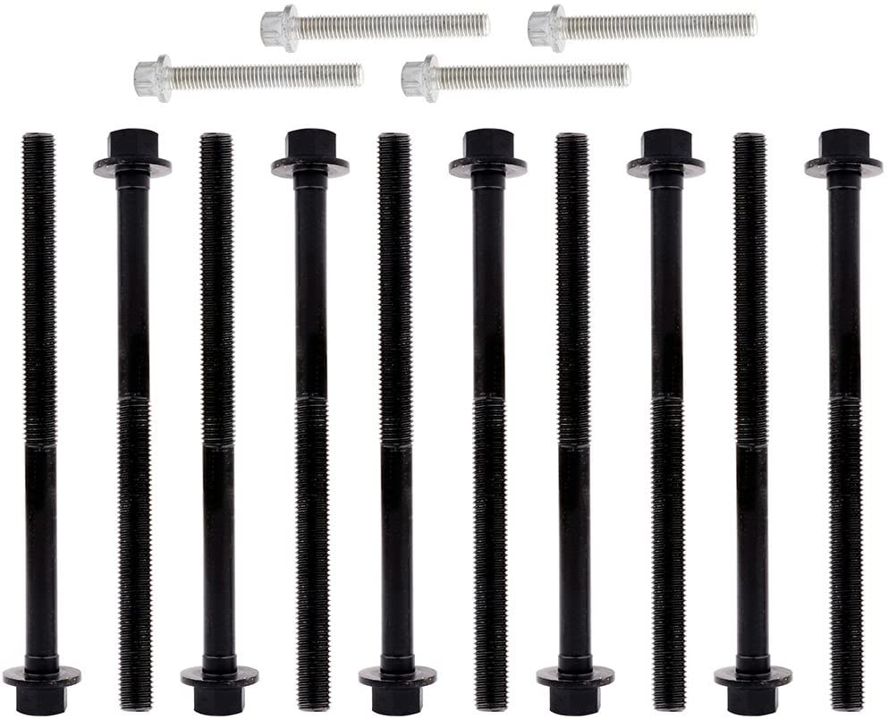 SCITOO Replacement for Head Bolts Sets fit for Chevrolet for Oldsmobile for Pontiac 2.0L 2.2L 2.4L DOHC 16V 2000-2016 Automotive Engine Head Gaskets Kit with Bolt