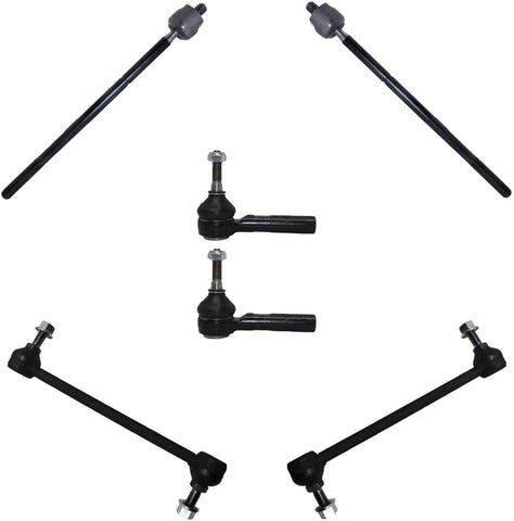 Detroit Axle Front Inner Outer Tie Rods + 9.86