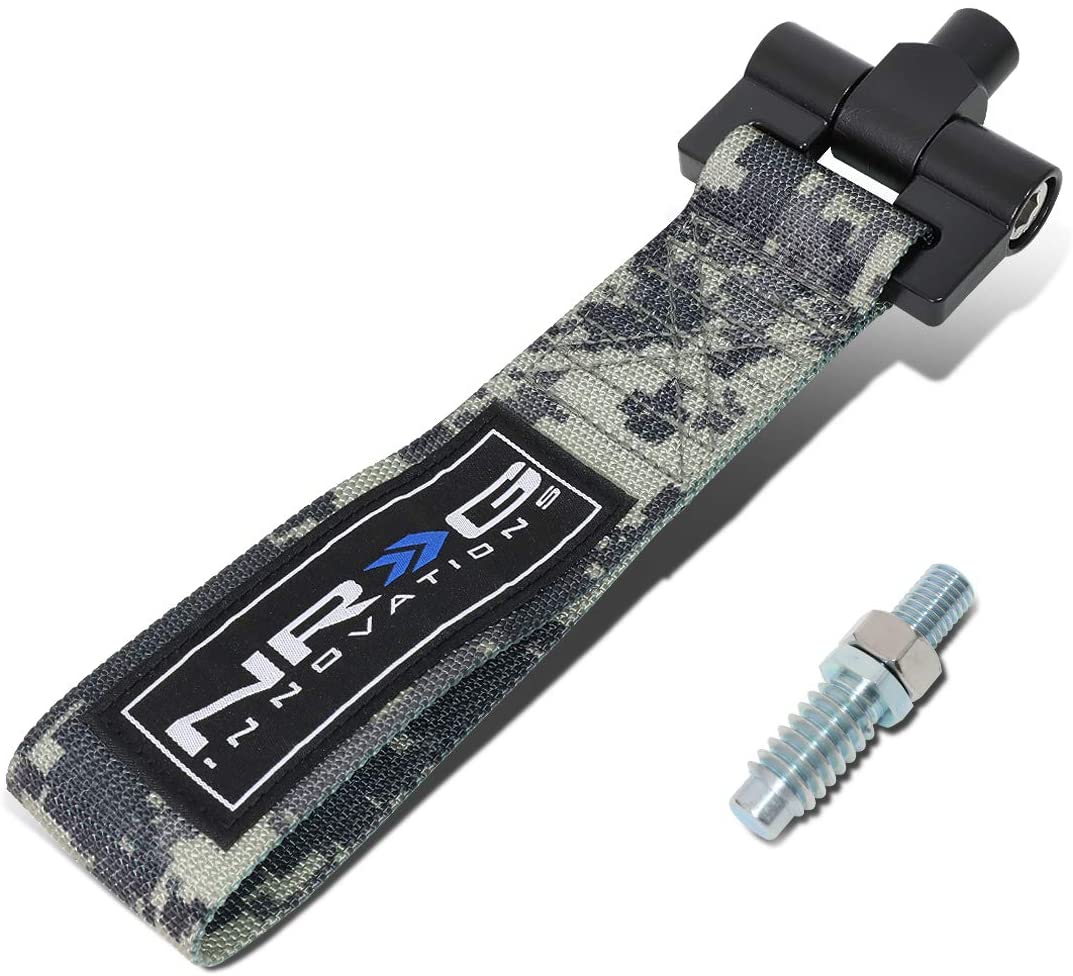 TOW-175CM2 Front Bumper Tow Hook Strap Belt Replacement for Ford Escape Fusion 13-20/Mustang 15-19