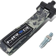 TOW-175CM2 Front Bumper Tow Hook Strap Belt Replacement for Ford Escape Fusion 13-20/Mustang 15-19