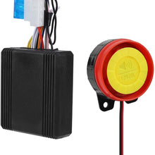 Tangxi Motorcycle Alarm System, 12V Motorcycle Anti-Theft with Remote Control,125ddB Super Sound& Flashing Lights Warning,5 Sensitivity Levels,Adjustable Universal for Most 12V Motorcycles