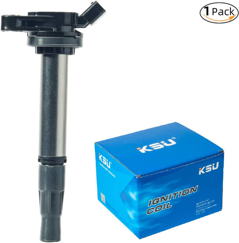 KSU Compatible With Ignition Coil Pack for Prius Corolla Matrix V CT200H XD C-HR 1.8L 2.4L 2011 2012 2013 2014 2015 2016 2017 2018 2019 UF-596 UF-619 C1714 90919-02252 90919-02258(1 pack)