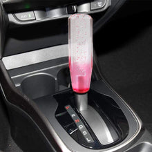 MACHSWON Universal Car Manual Shift Knob, Crystal Bubble Pink + White Gear Shift Knob (20CM)