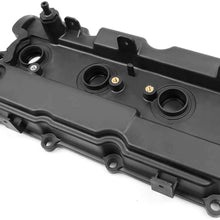 Engine Camshaft Valve Cover with 2 Gaskets for 2002-2009 Nissan Murano Altima Maxima Quest 3.5L,Left/Front PCV Cover fits 2003-2008 Infiniti FX35 G35 M35 3.5l by Ecodone