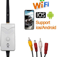 Fumei Car Backup Camera Realtime Video WiFi Transmitter for iPhone iPad Andriod Phone and Pad (White)