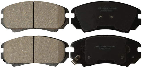 KFE KFE924-104 Ultra Quiet Advanced Premium Ceramic Brake Pad Front Set Compatible with: Hundai Elantra, Sonata, Tucson; KIA Optima, Soul, Sportage; Equino, Lacrosse, Regal