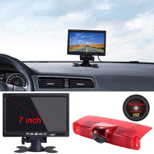 Navinio New Version Car Third Roof Top Mount Brake Lamp Camera Brake Light Rear View Backup Camera+7" LCD Car Dashboard Color Monitor for Chevrolet Express GMC Savana Vans Exporer Vans Cargo