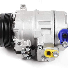 AC Compressor TBVECHI A/C AC Compressor Air Conditioner Compressor W/Clutch Fit for 1997-2010 BMW 330Ci 330i 330xi 525i 528i 530i 540i 740i