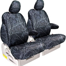 Front Seats: ShearComfort Custom Moon Shine Seat Covers for Toyota Corolla (2020-2020) in Toxic Camo Solid for Sport Buckets w/Adjustable Headrests (Hatchback Only)