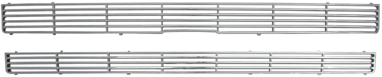 Bully GI-34 Triple Chrome Plated ABS Snap-in Imposter Grille Overlay, 2 Piece