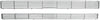 Bully GI-34 Triple Chrome Plated ABS Snap-in Imposter Grille Overlay, 2 Piece