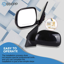 ECCPP Towing Mirrors for 2006-2008 Toyota RAV4 Limited Sport Power-Adjusting Manul-Folding Driver and Passenger Side Mirrors