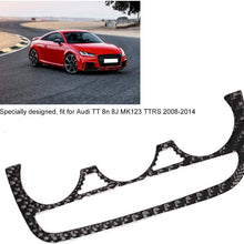 Car Air Conditioner Sticker Decoration,Carbon Fiber Car Air Conditioner Sticker Decoration Car Air Conditioner Sticker Fit for TT 8n 8J MK123 TTRS 2008-2014