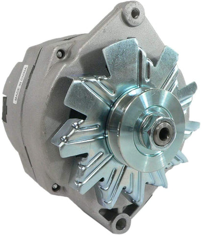 DB Electrical ADR0335 Alternator Compatible with/Replacement for High Output GM Vehicles 1968-89, 1 Wire 12V 105 Amp 10Si Self-Exciting External Fan, 7127-SE105