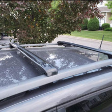 MotorFansClub Roof Rack Cross Bars Fit for Compatible with Mercedes Benz W166 M ML250 ML500 ML350 ML550 GLE 2013-2018 Crossbar Baggage Luggage Rack Aluminum