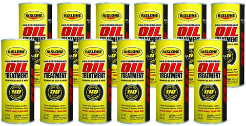 Rislone 4471-12PK High Performance Oil Treatment - 15 oz, (Pack of 12)