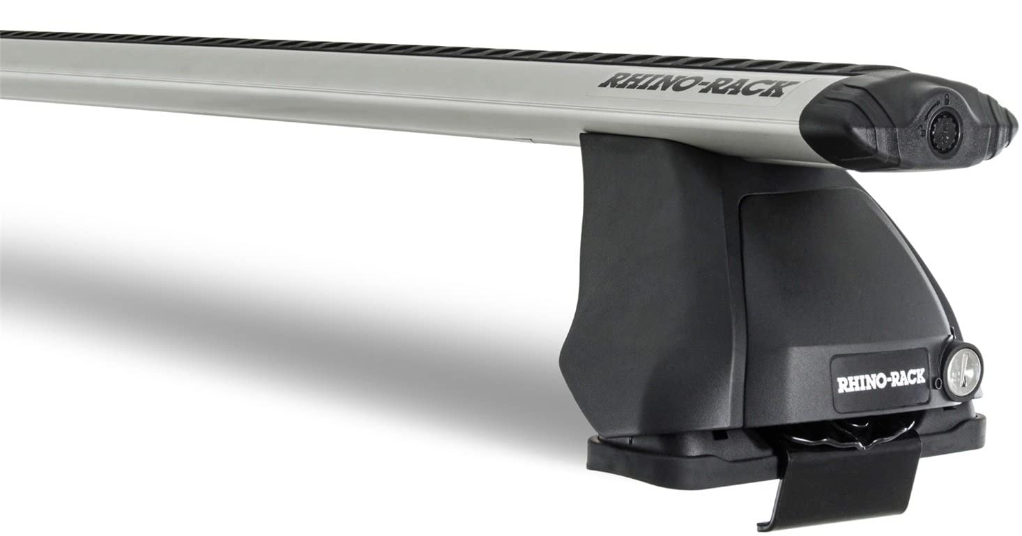 Rhino-Rack USA JA8132 2500 Multi Fit Vortex Aero Roof Rack System Incl. Mount Kit 2 Silver Vortex Aero Bars 4 Legs Length 1500mm 2500 Multi Fit Vortex Aero Roof Rack System
