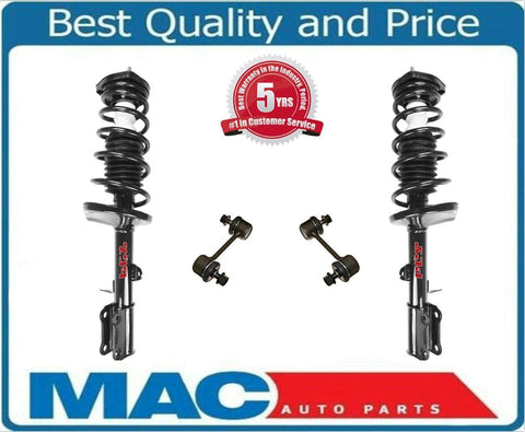 Mac Auto Parts 144407 Corolla Prizm (2) Rear Quick Spring Strut & Mount Shock Coil (2) Sway Bar Links